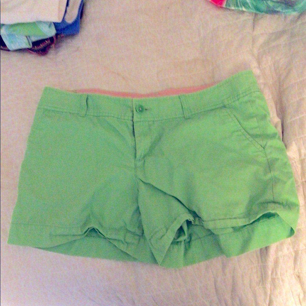 Lilly Pulitzer green shorts!